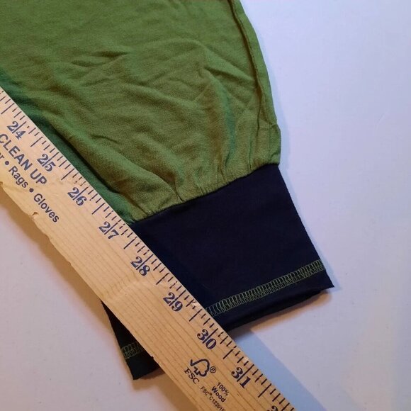 Yogamasti Harem Baggy Yoga Pants Size 8-10 US Green Black Vinayasa Practice - Picture 10 of 11